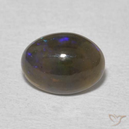 0.64ct Natural Multicolorido Opala, oval, Opaco