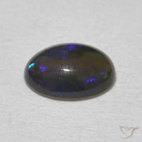 Opala Multicolorido Natural 0.64ct, oval, Opaco