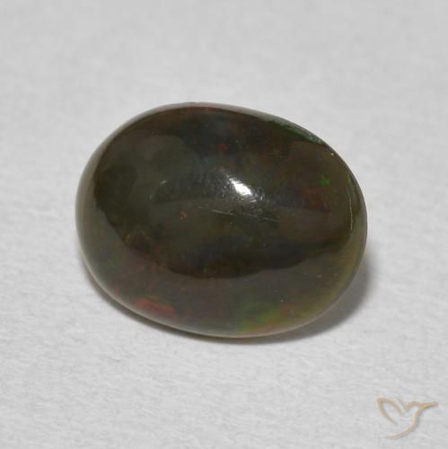 Opala Multicolorido Natural 1.35ct, oval, Opaco