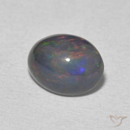 Opala Multicolorido Natural 1.14ct, oval, Opaco