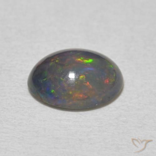 Opala Multicolorido Natural 1.14ct, oval, Opaco