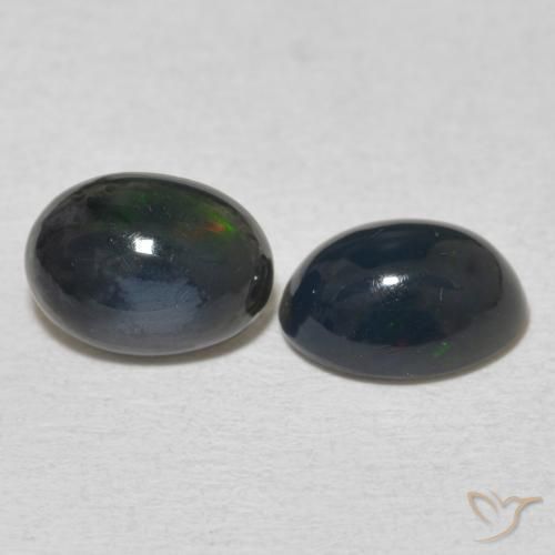 Pedras preciosas de Opala Multicolorido natural de 1.50 ct, oval, Opaco