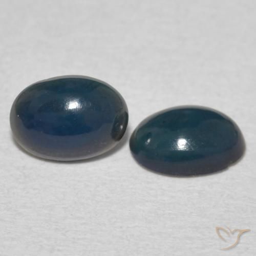 Pedras preciosas de Opala Multicolorido natural de 0.75 ct, oval, Opaco