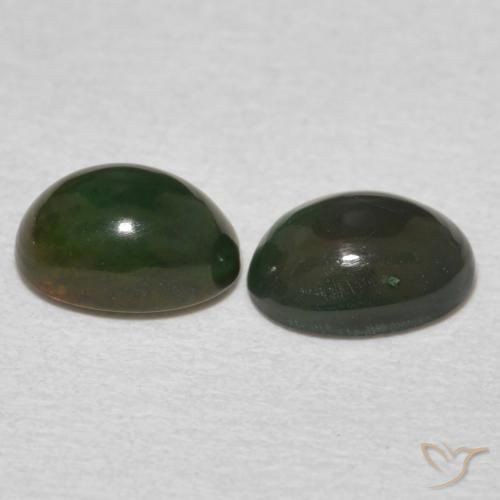 Pedras preciosas de Opala Multicolorido natural de 1.05 ct, oval, Opaco