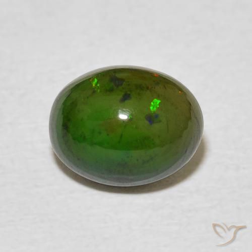 1.45ct Natural Multicolorido Opala, oval, Opaco