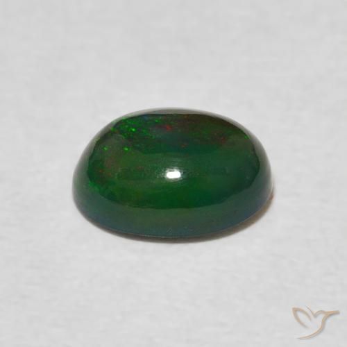 Opala Multicolorido Natural 0.90ct, oval, Opaco