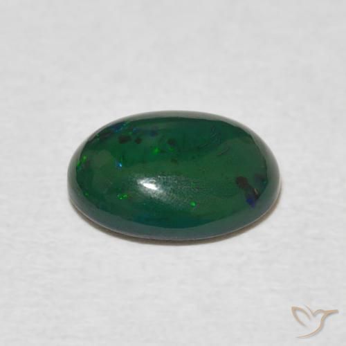 Opala Multicolorido Natural 1.01ct, oval, Opaco