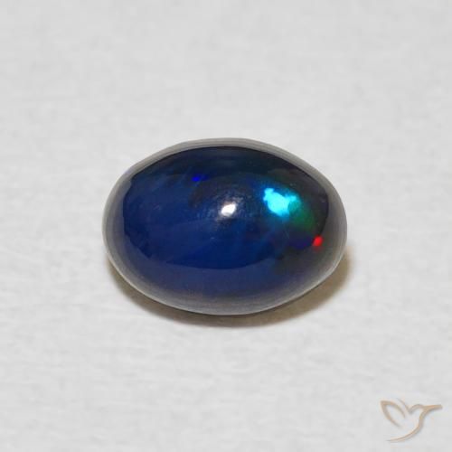 0.54ct Natural Multicolorido Opala, oval, Opaco