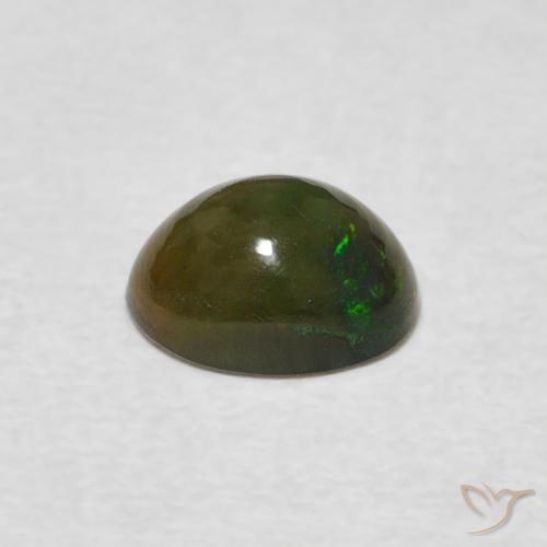 Opala Multicolorido Natural 0.55ct, oval, Opaco