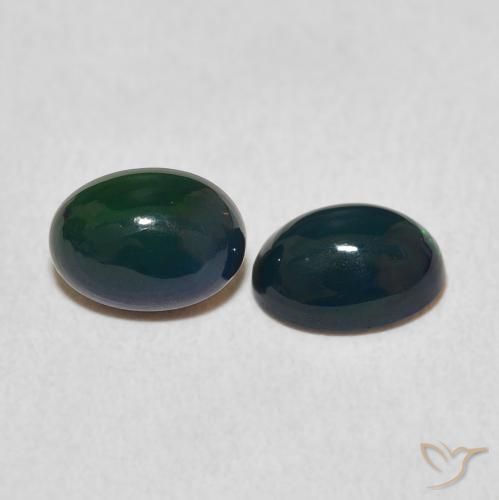 Pedras preciosas de Opala Multicolorido natural de 1.02 ct, oval, Opaco