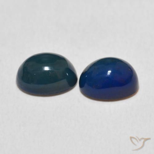 Pedras preciosas de Opala Multicolorido natural de 1.31 ct, oval, Opaco