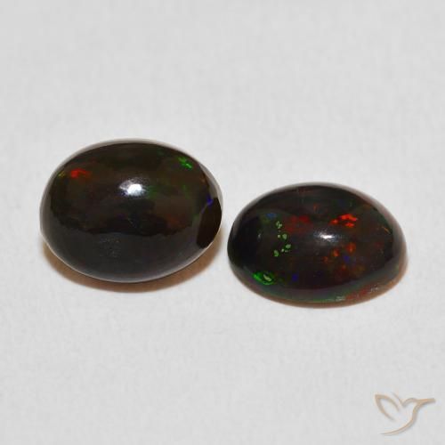 Pedras preciosas de Opala Multicolorido natural de 2.26 ct, oval, Opaco
