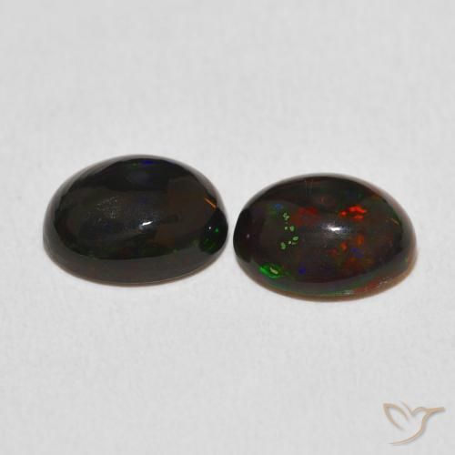 Pedras preciosas de Opala Multicolorido natural de 2.26 ct, oval, Opaco