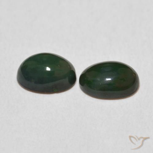 Pedras preciosas de Opala Multicolorido natural de 1.07 ct, oval, Opaco