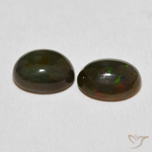 Pedras preciosas de Opala Multicolorido natural de 2.50 ct, oval, Opaco