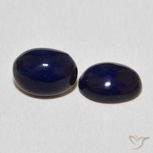 Pedras preciosas de Opala Multicolorido natural de 1.34 ct, oval, Opaco
