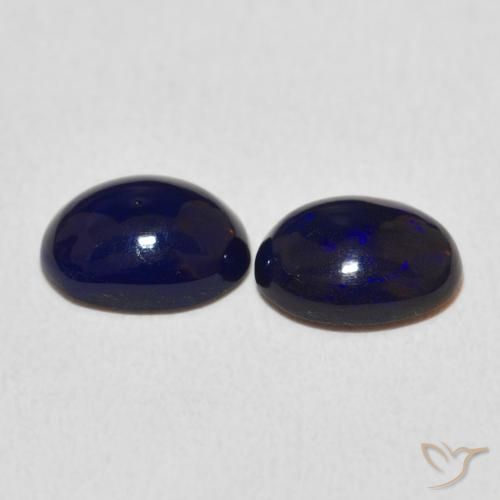 Pedras preciosas de Opala Multicolorido natural de 1.34 ct, oval, Opaco