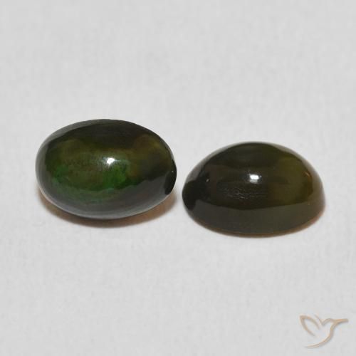 Pedras preciosas de Opala Multicolorido natural de 1.07 ct, oval, Opaco