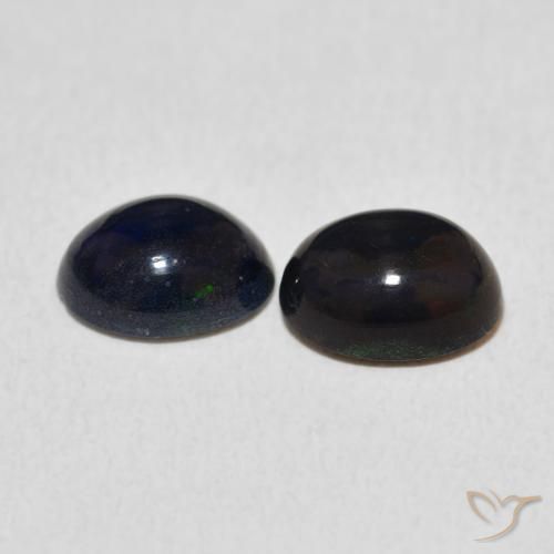 Pedras preciosas de Opala Multicolorido natural de 1.65 ct, oval, Opaco