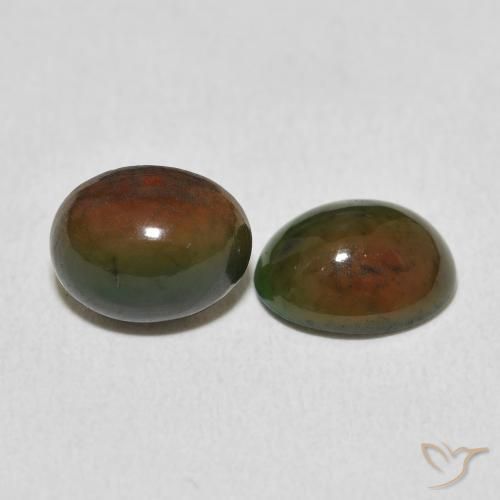 Pedras preciosas de Opala Multicolorido natural de 2.33 ct, oval, Opaco