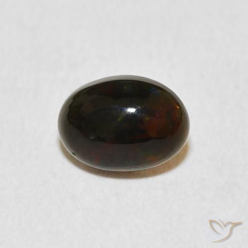 0.54ct Natural Multicolorido Opala, oval, Opaco