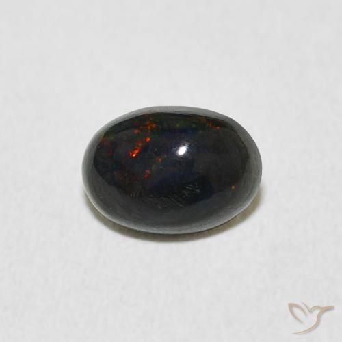 0.52ct Natural Multicolorido Opala, oval, Opaco