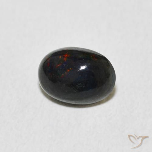 Opala Multicolorido Natural 0.52ct, oval, Opaco
