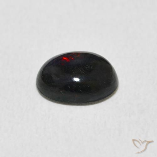 Opala Multicolorido Natural 0.52ct, oval, Opaco