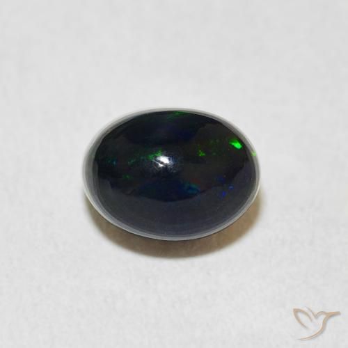 1.11ct Natural Multicolorido Opala, oval, Opaco