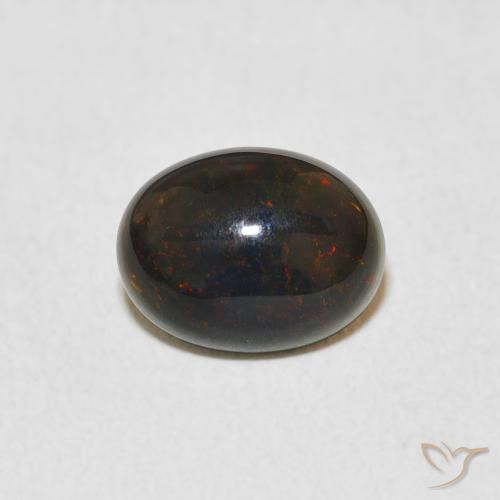 1.14ct Natural Multicolorido Opala, oval, Opaco