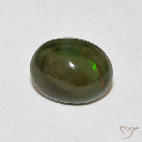 Opala Multicolorido Natural 1.54ct, oval, Opaco