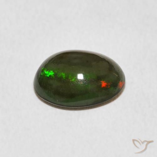 Opala Multicolorido Natural 1.54ct, oval, Opaco