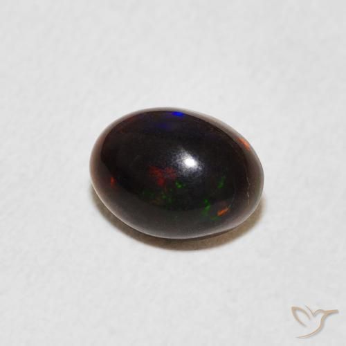 Opala Multicolorido Natural 0.82ct, oval, Opaco