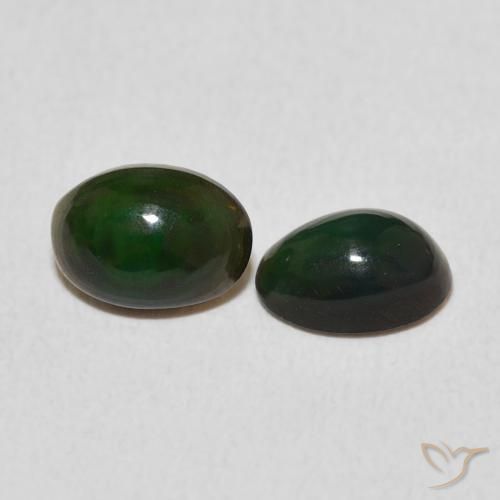 Pedras preciosas de Opala Multicolorido natural de 0.92 ct, oval, Opaco