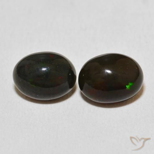 2.54ctw Natural Multicolorido Opala, oval, Opaco