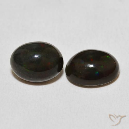Pedras preciosas de Opala Multicolorido natural de 2.54 ct, oval, Opaco