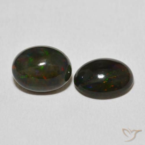Pedras preciosas de Opala Multicolorido natural de 2.62 ct, oval, Opaco