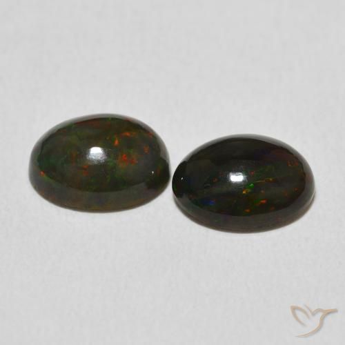 Pedras preciosas de Opala Multicolorido natural de 2.62 ct, oval, Opaco