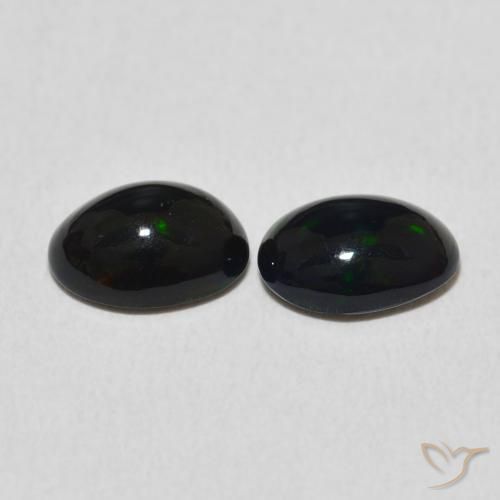 Pedras preciosas de Opala Multicolorido natural de 1.28 ct, oval, Opaco