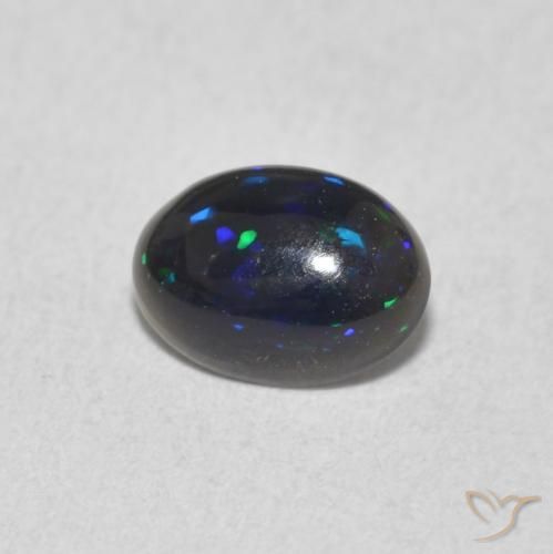 0.48ct Natural Multicolorido Opala, oval, Opaco
