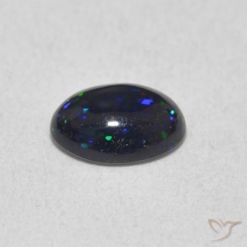 Opala Multicolorido Natural 0.48ct, oval, Opaco