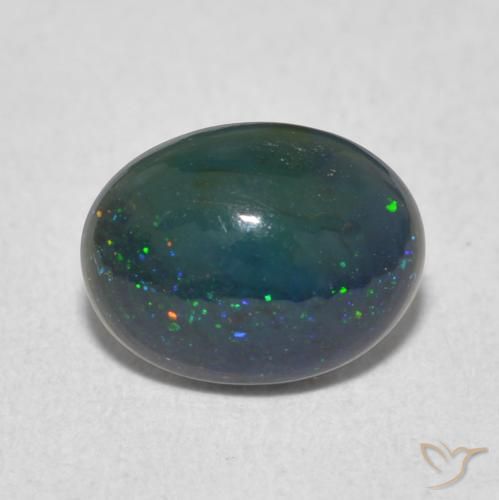 0.95ct Natural Multicolorido Opala, oval, Opaco