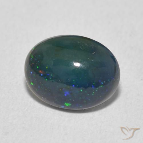 Opala Multicolorido Natural 0.95ct, oval, Opaco