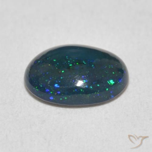 Opala Multicolorido Natural 0.95ct, oval, Opaco
