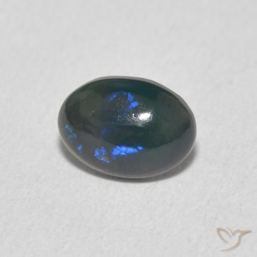 0.49ct Natural Multicolorido Opala, oval, Opaco