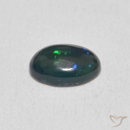 Opala Multicolorido Natural 0.49ct, oval, Opaco