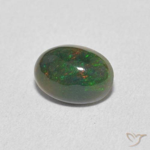 Opala Multicolorido Natural 0.55ct, oval, Opaco