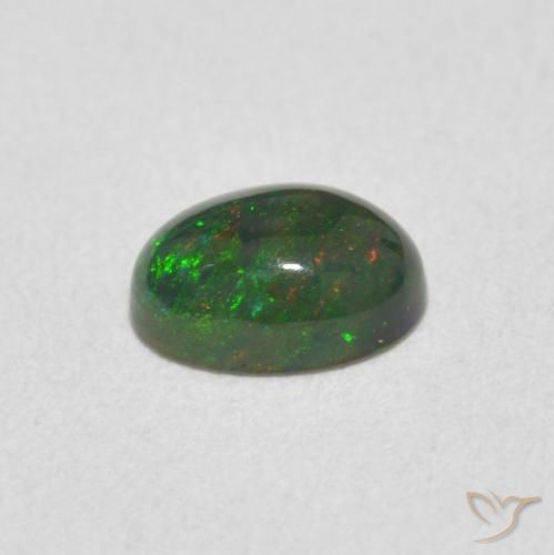 Opala Multicolorido Natural 0.55ct, oval, Opaco