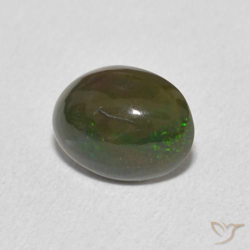Opala Multicolorido Natural 0.75ct, oval, Opaco