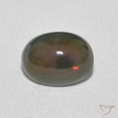 0.92ct Natural Multicolorido Opala, oval, Opaco